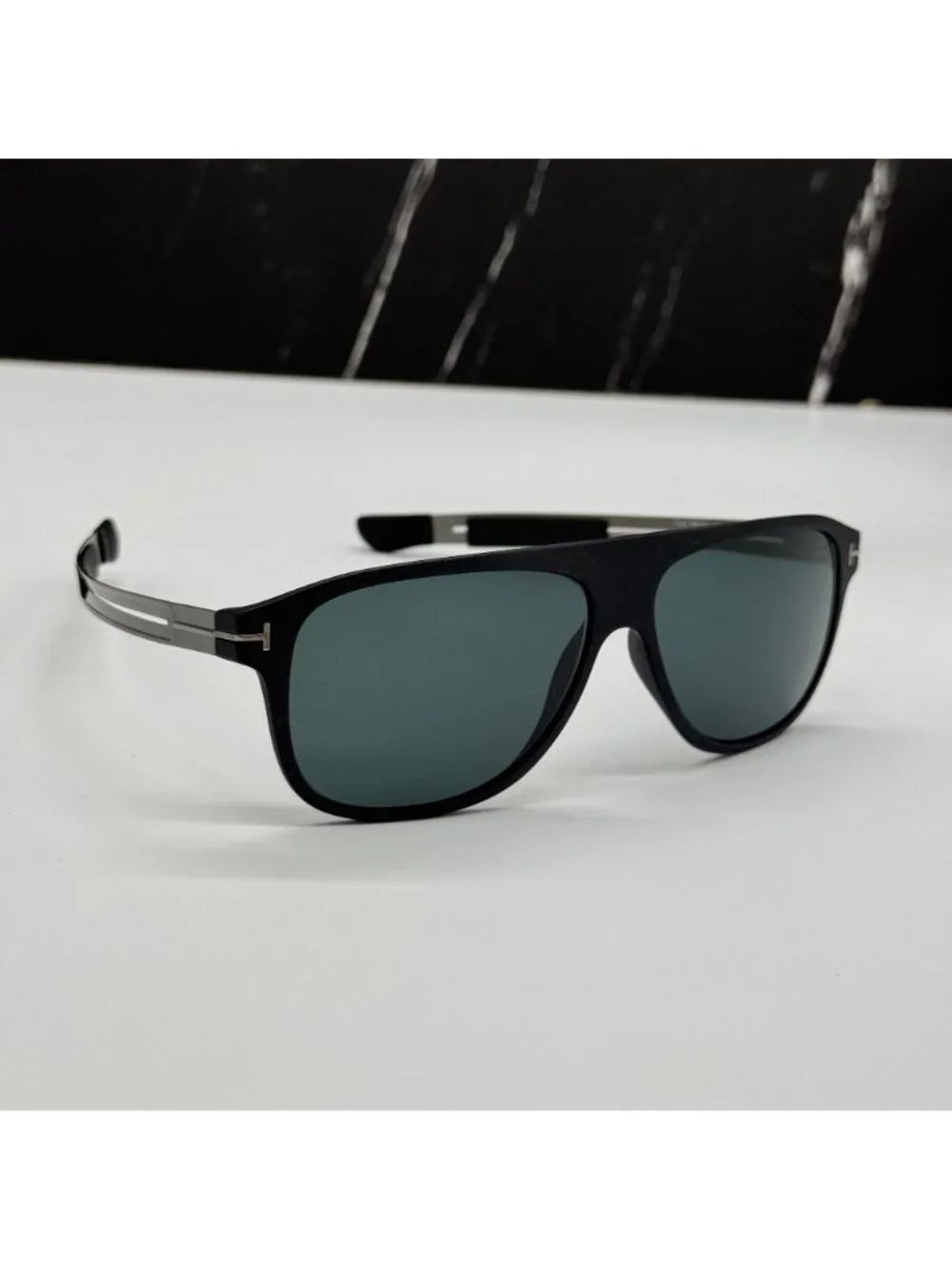 NEW TOM FORD TODD TF880 02V BLACK/GRAY UNISEX AVIATOR SUNGLASSES FT0880